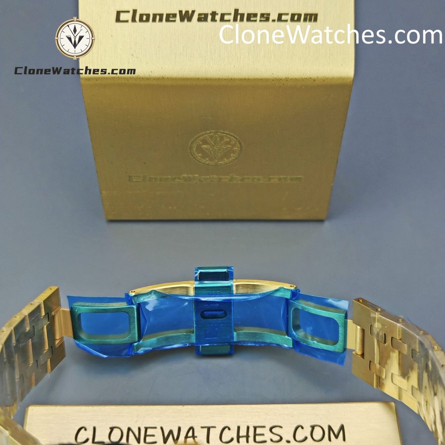 Audemars Piguet Super Clone Watches 1:1 Royal Oak Smoked Gold Dial 26240BA Selfwinding Chronograph - Image 14