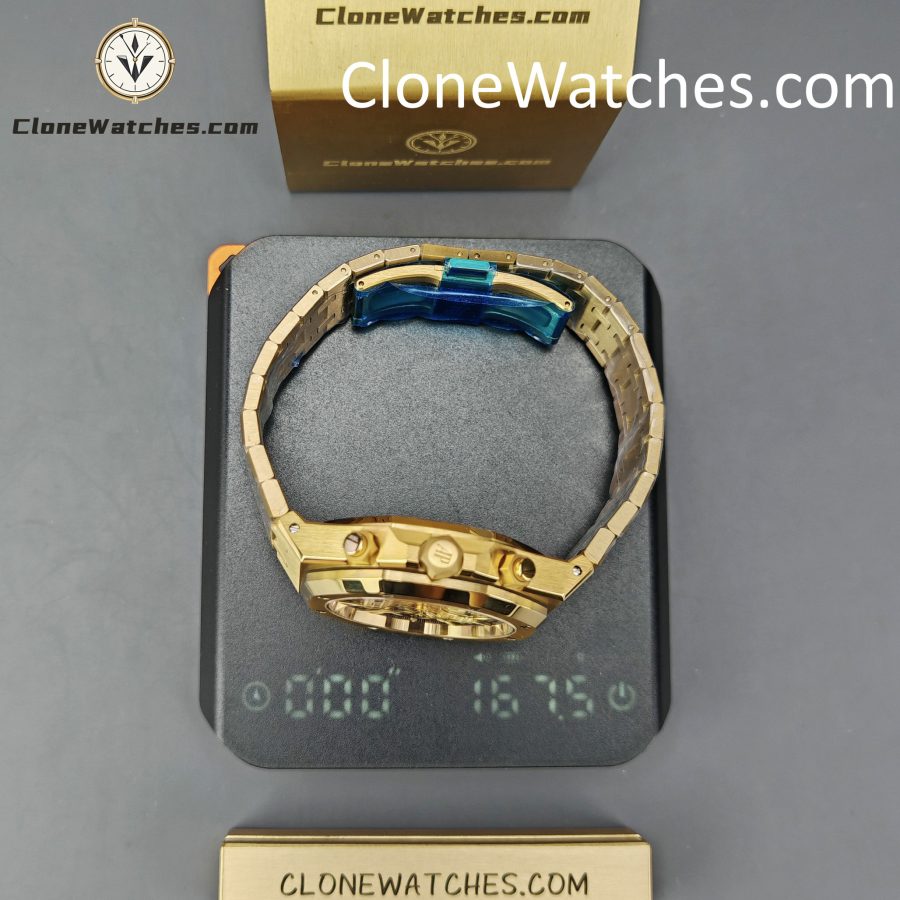 Audemars Piguet Super Clone Watches 1:1 Royal Oak Smoked Gold Dial 26240BA Selfwinding Chronograph - Image 16