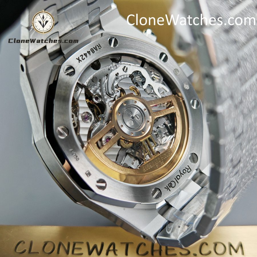 Audemars Piguet Super Clone Watches 1:1 Royal Oak Smoky Blue Dial 26240BA Selfwinding Chronograph - Image 12