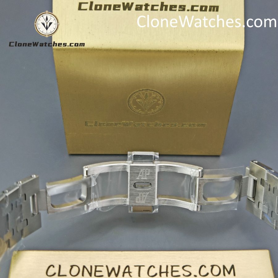 Audemars Piguet Super Clone Watches 1:1 Royal Oak Smoky Blue Dial 26240BA Selfwinding Chronograph - Image 14