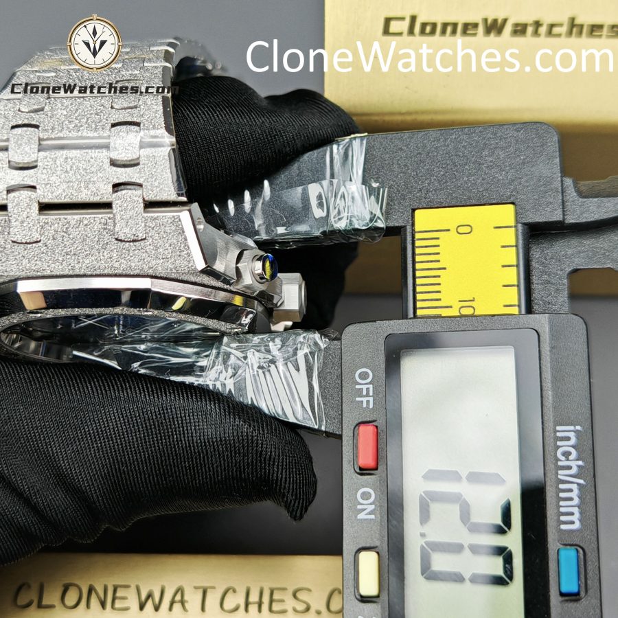Audemars Piguet Super Clone Watches 1:1 Royal Oak Smoky Blue Dial 26240BA Selfwinding Chronograph - Image 15