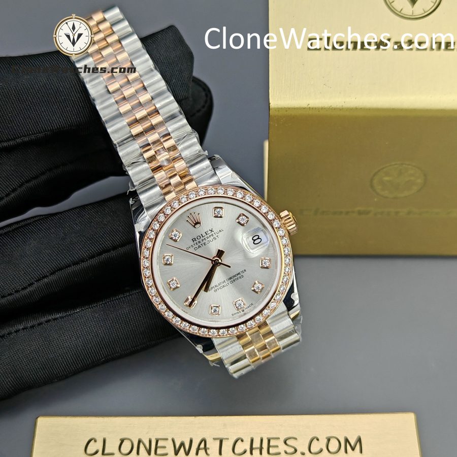 Rolex Super Clone Watches 1:1 DateJust m278381rbr-0016 Jubilee 31MM 2236 Movement - Image 5