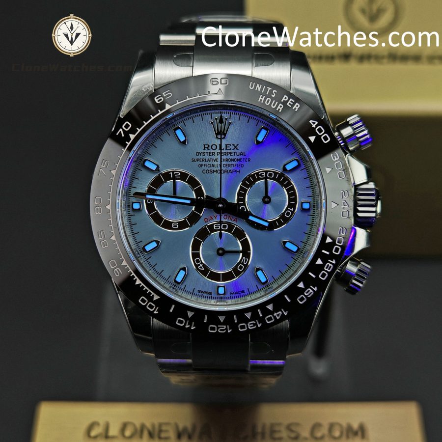 Rolex Super Clone Watches 1:1 ICE BLUE Daytona m116506-0001 4130 Movement - Image 2