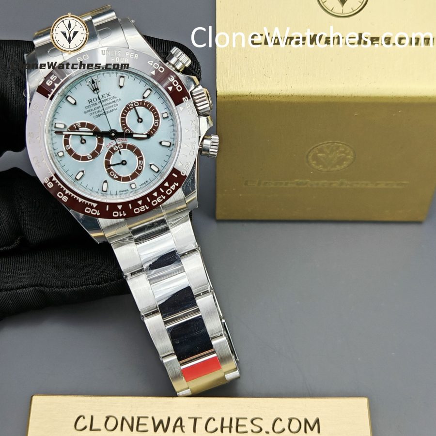 Rolex Super Clone Watches 1:1 ICE BLUE Daytona m116506-0001 4130 Movement - Image 4
