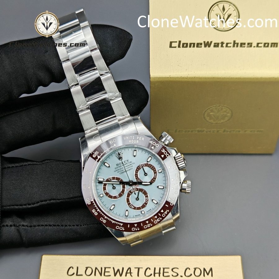 Rolex Super Clone Watches 1:1 ICE BLUE Daytona m116506-0001 4130 Movement - Image 5