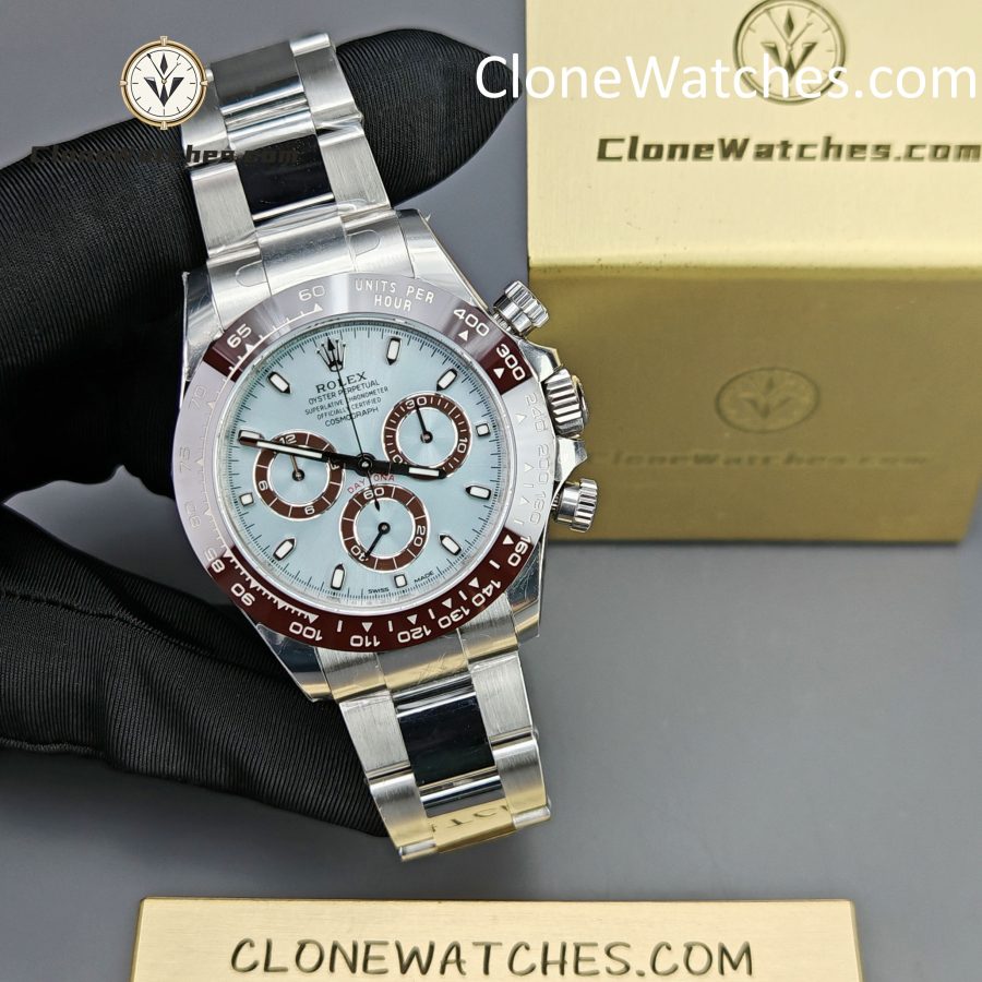 Rolex Super Clone Watches 1:1 ICE BLUE Daytona m116506-0001 4130 Movement - Image 6