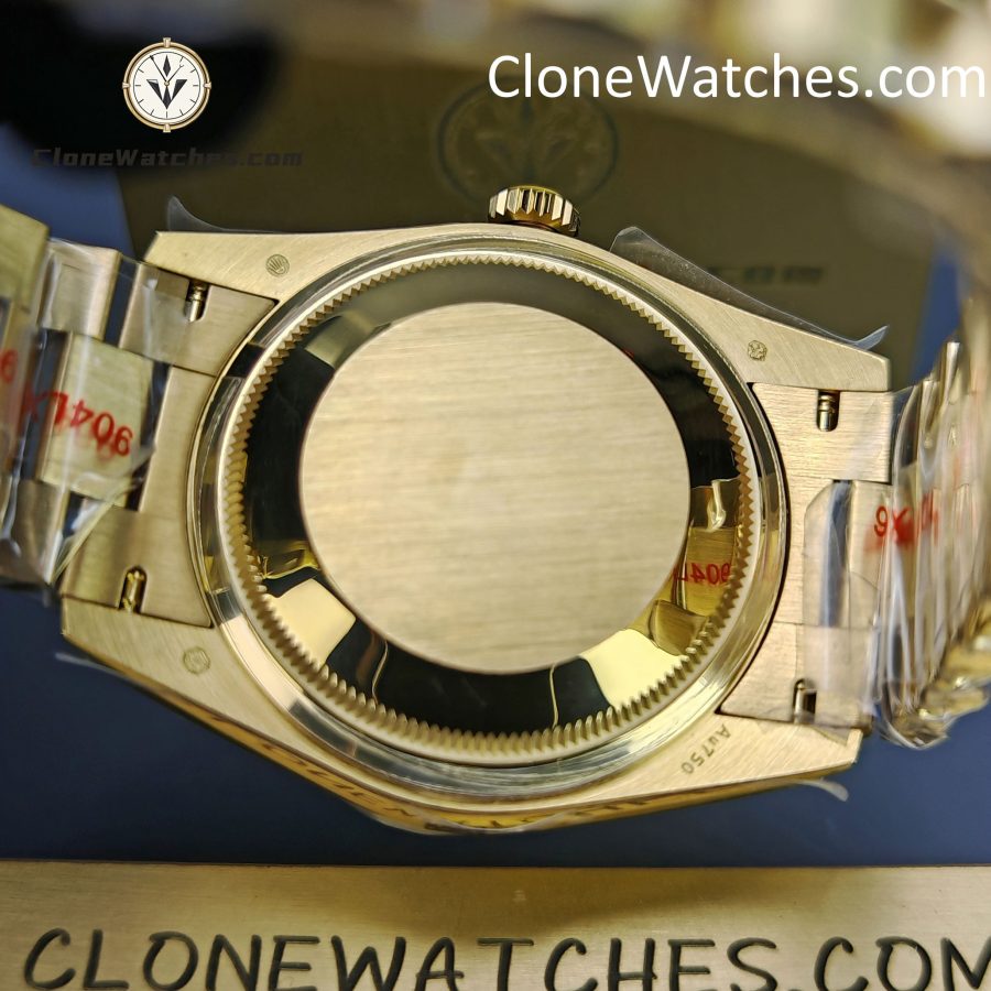 Rolex Super Clone Watches 1:1 Day Date 18K Gold White Dial 36mm m128238-0081 3255 Movement - Image 10