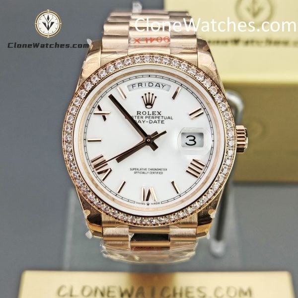 Super Clone Watches – Rolex  Day Date m228345rbr-0012
