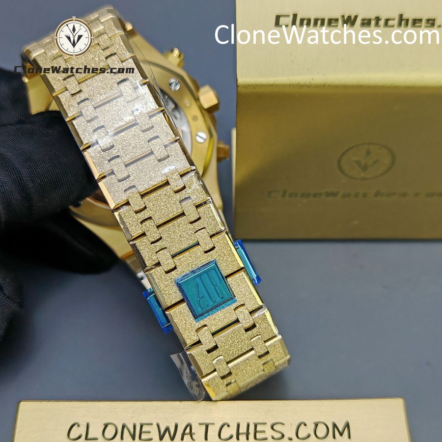 Audemars Piguet Super Clone Watches 1:1 Royal Oak Gold Dial 26240BA Selfwinding Chronograph - Image 7