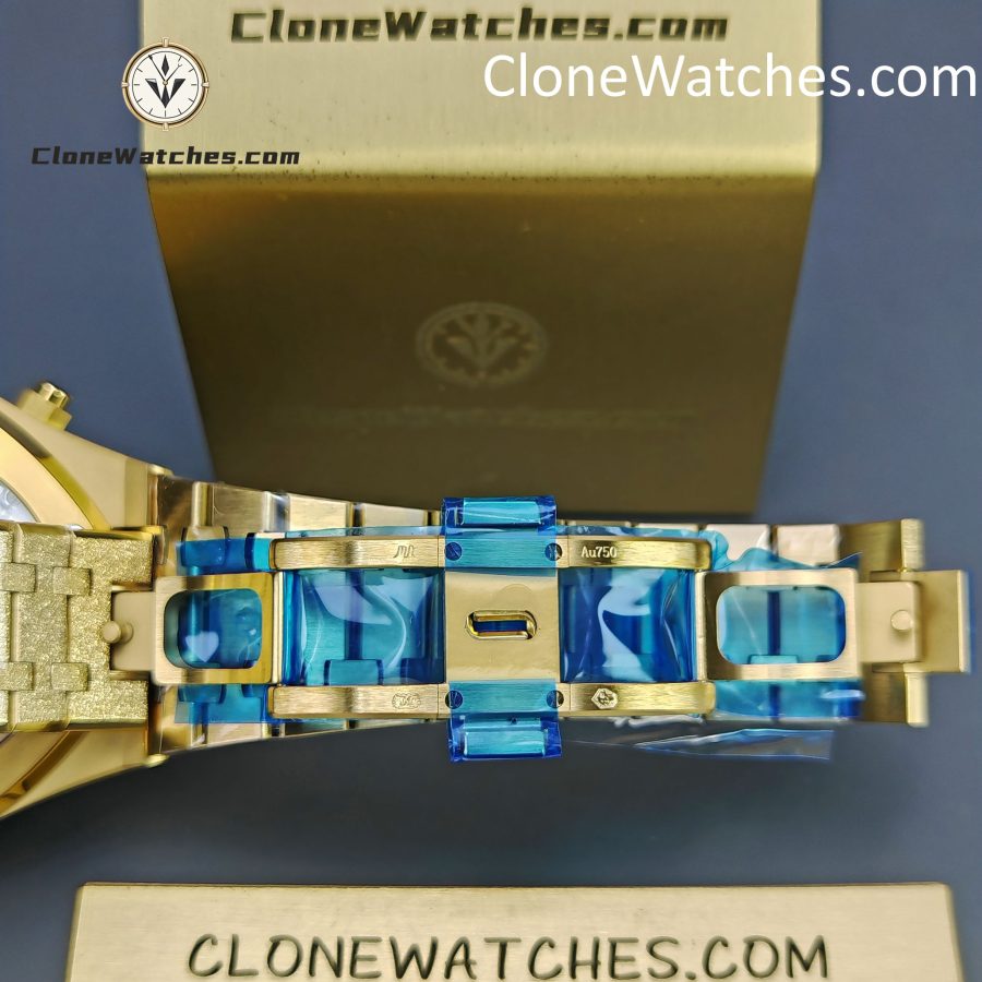 Audemars Piguet Super Clone Watches 1:1 Royal Oak Gold Dial 26240BA Selfwinding Chronograph - Image 13