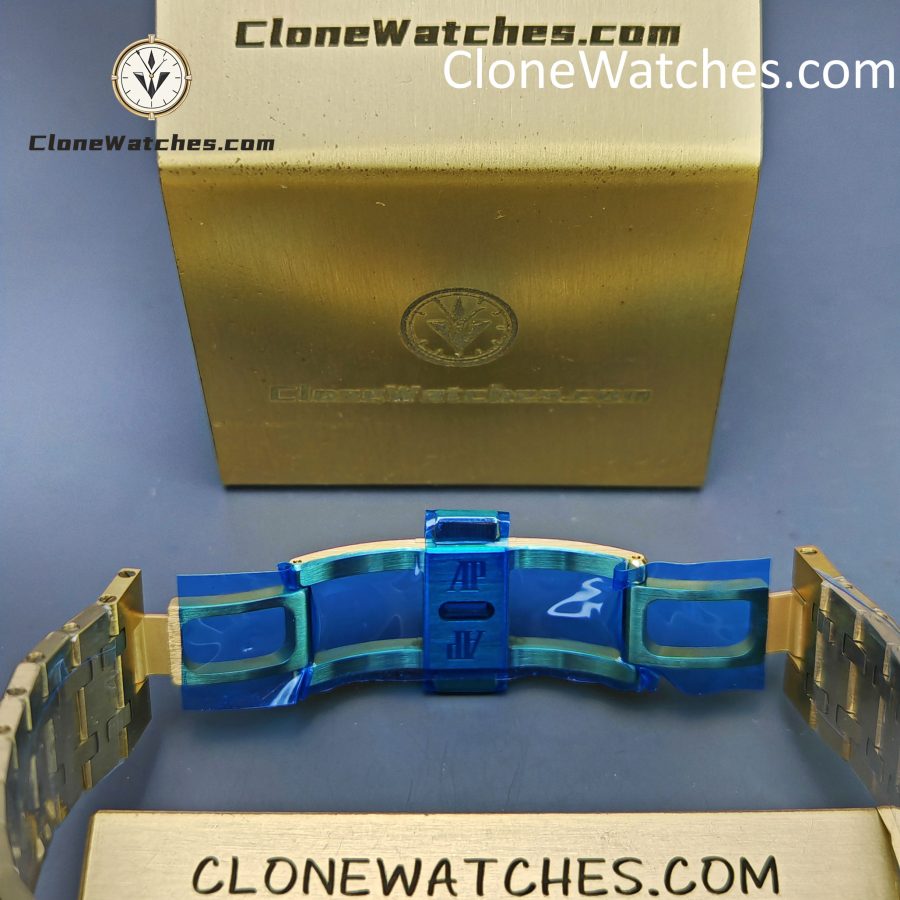 Audemars Piguet Super Clone Watches 1:1 Royal Oak Gold Dial 26240BA Selfwinding Chronograph - Image 14