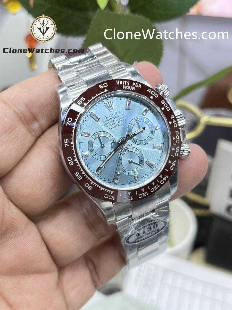 Rolex Super Clone Watches 1:1 ICE BLUE Daytona M116506-0002 4130 Movement - Image 3