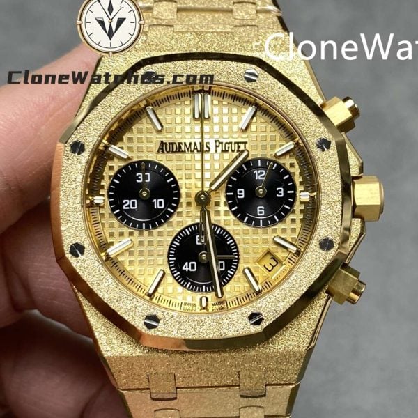 Super Clone Watches – Audemars Piguet   Gold Dial 26240BA