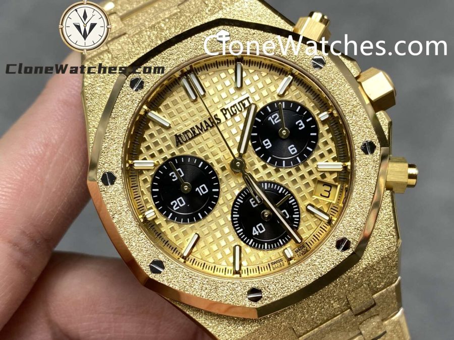 Audemars Piguet Super Clone Watches 1:1 Royal Oak Gold Dial 26240BA Selfwinding Chronograph - Image 2