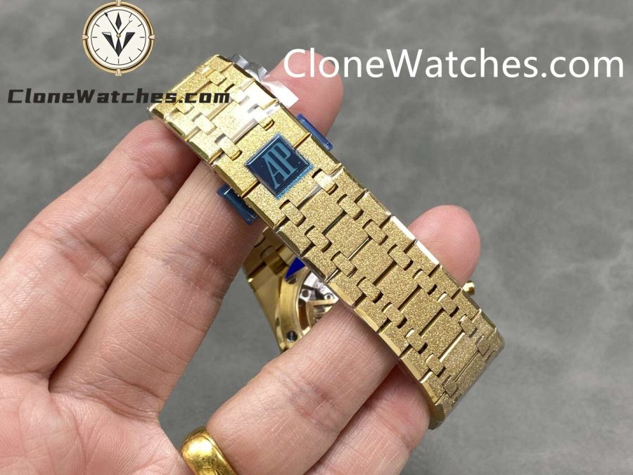 Audemars Piguet Super Clone Watches 1:1 Royal Oak Gold Dial 26240BA Selfwinding Chronograph - Image 9