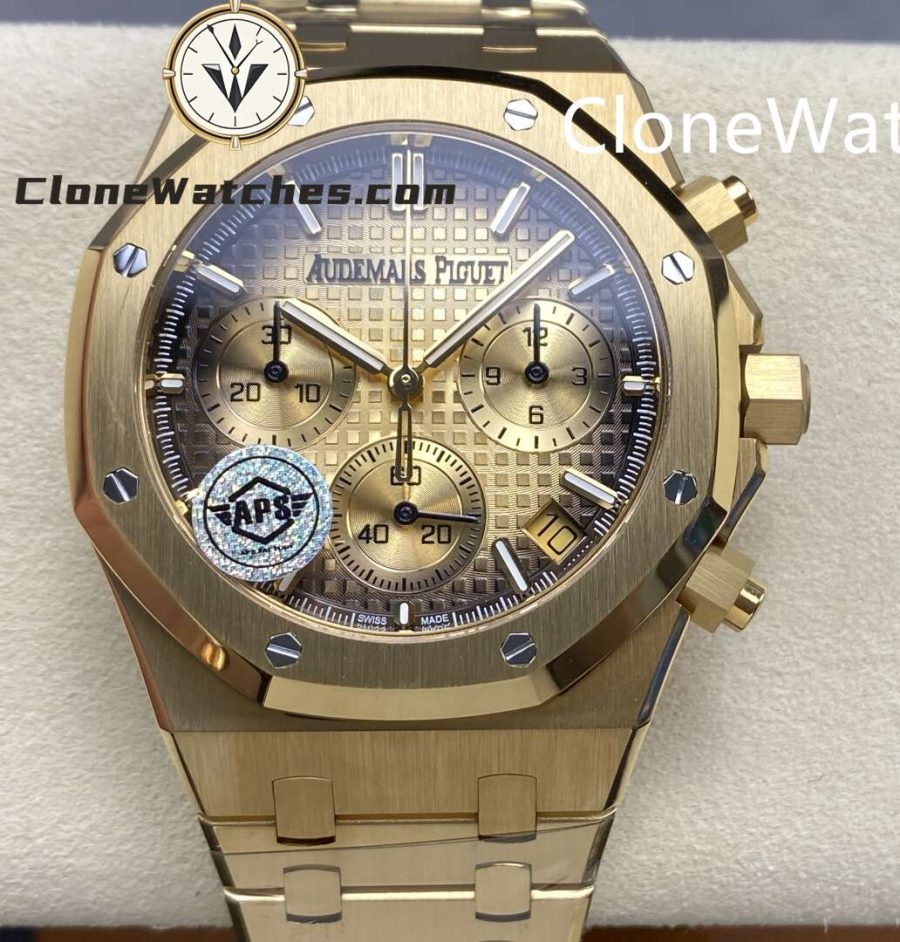 Super Clone Watches – Audemars Piguet   26240BA Smoked Gold Dial