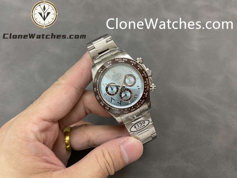 Rolex Super Clone Watches 1:1 ICE BLUE Daytona M116506 Middle East Version 4130 Movement - Image 2