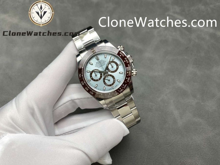 Rolex Super Clone Watches 1:1 ICE BLUE Daytona m116506-0001 4130 Movement - Image 4