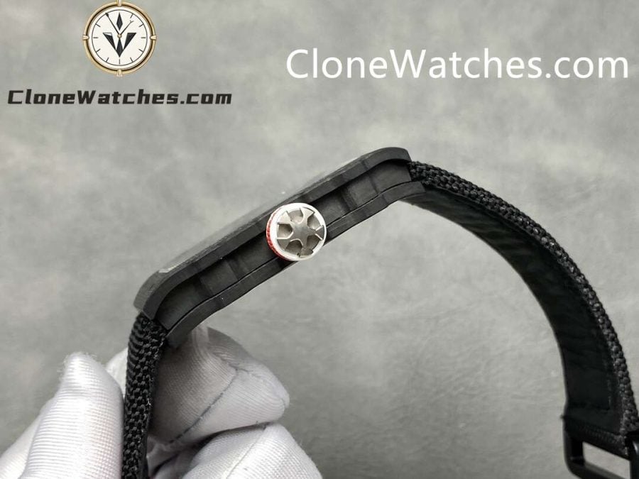 Richard Mille Super Clone Watches 1:1 RM 67 – 02 Carbon Tourbillon Black Strap - Image 6