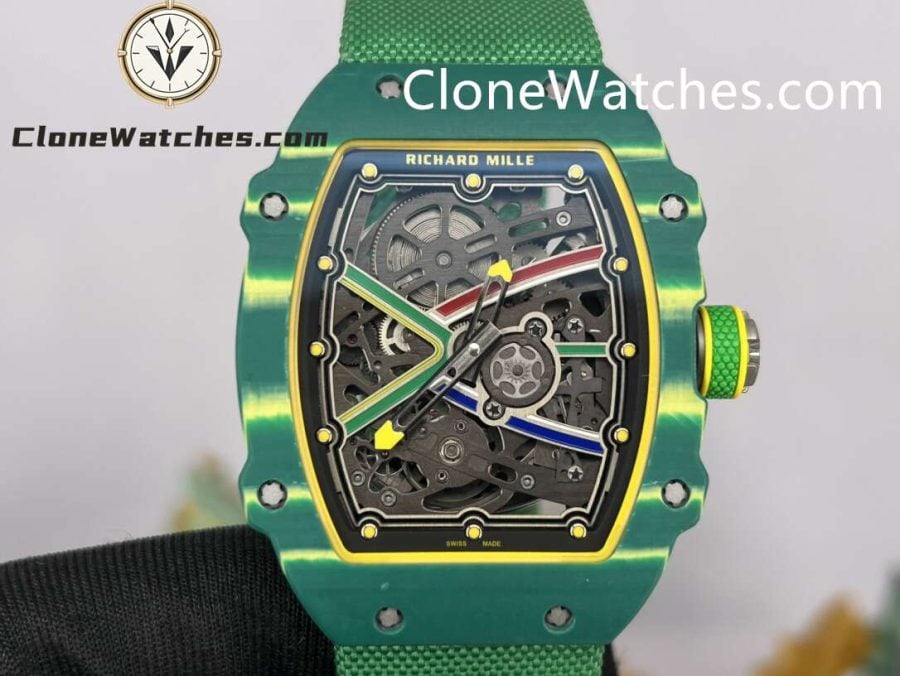 Super Clone Watches – Richard Mille RM 67 – 02 Green Strap