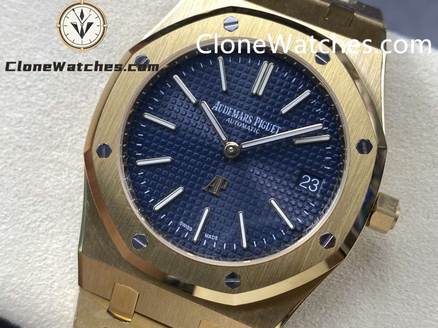 Audemars Piguet Super Clone Watches 1:1 Royal Oak 18K Gold 15202BA 39MM - Image 3