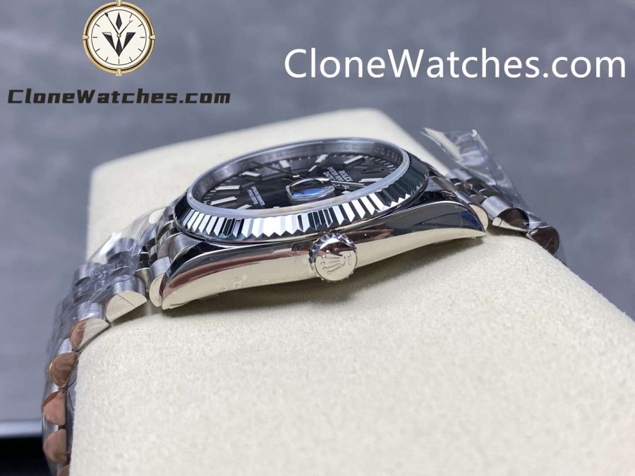 Rolex Super Clone Watches 1:1 DateJust Gray Dial m126334-0014 Jubilee 41MM 3235 Movement - Image 7