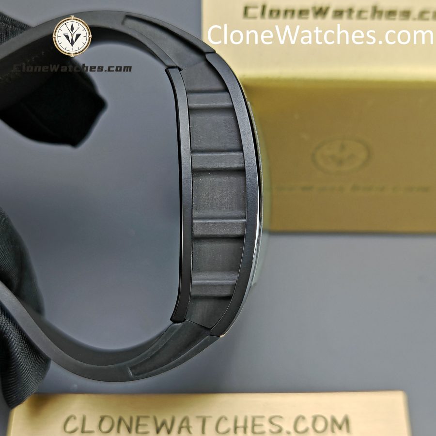 Richard Mille Super Clone Watches 1:1 RM 61-01 Black Tourbillon Black Strap - Image 7