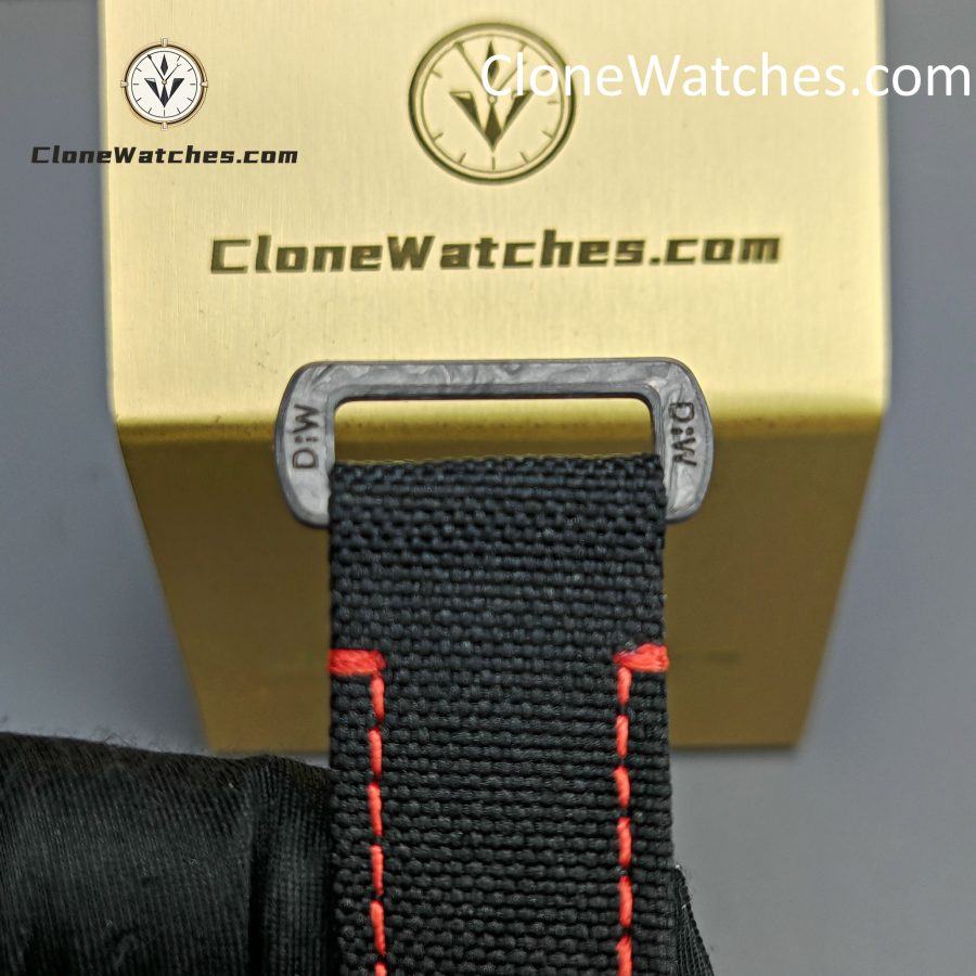 Modified Super Clone Watches 1:1 DIW Rolex Daytona 4130 Movement Black Strap - Image 12
