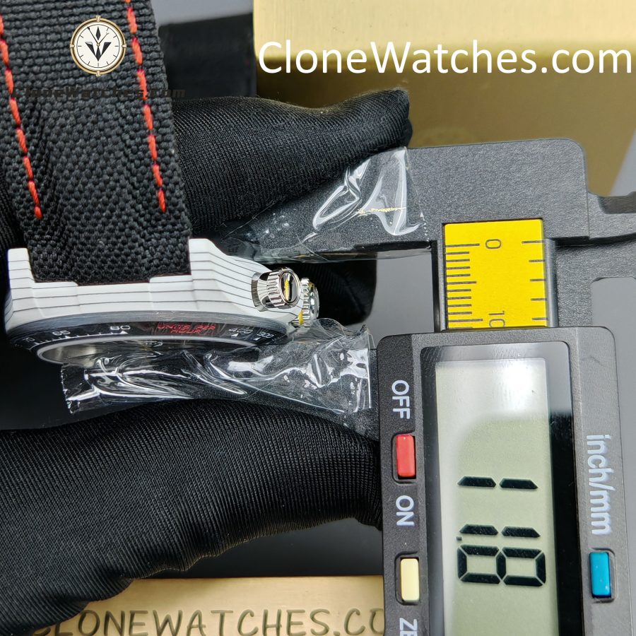 Modified Super Clone Watches 1:1 DIW Rolex Daytona 4130 Movement Black Strap - Image 13