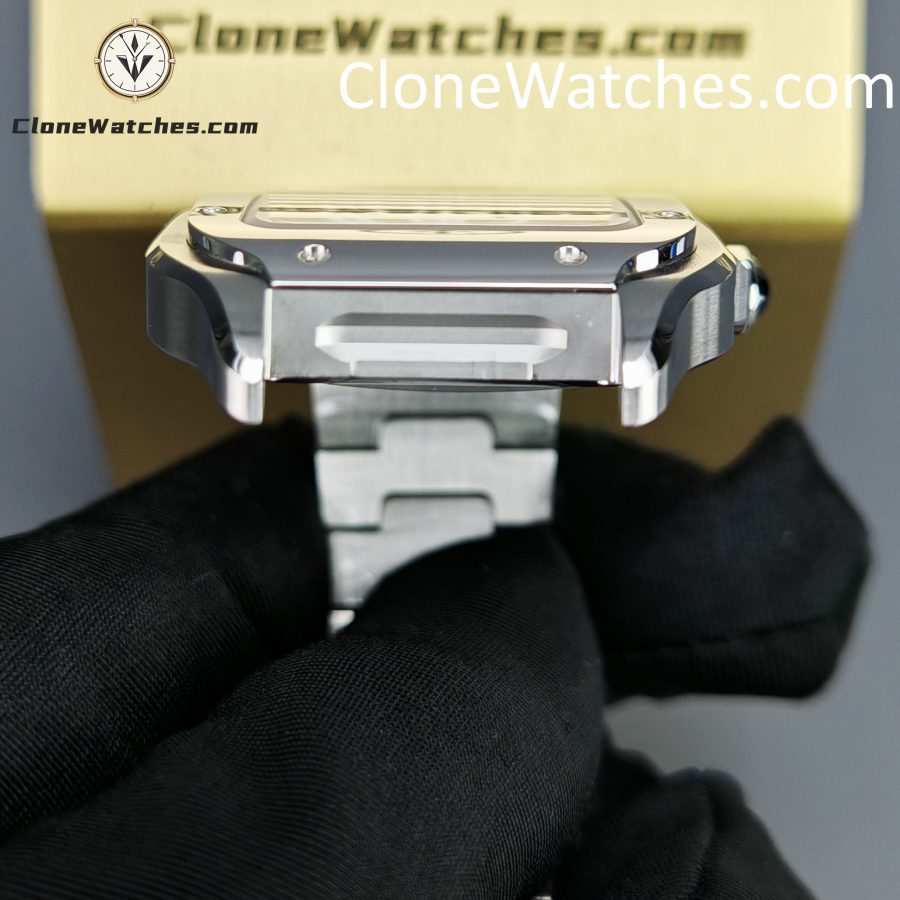 Cartier Super Clone Watches 1:1 Santos Series Green Dial 35.1MM WSSA0061 - Image 14