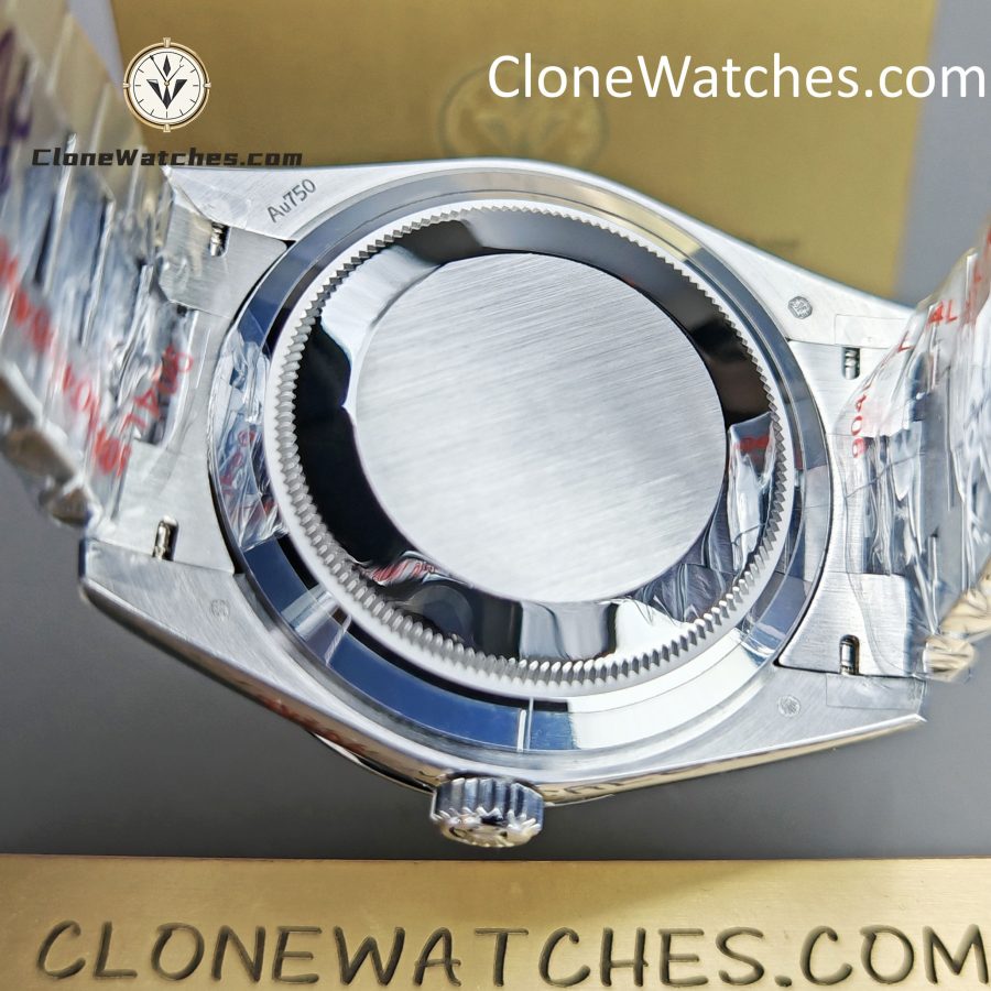 Rolex Super Clone Watches 1:1 Day Date Black Diamond Dial 40mm m228236-0004 3255 Movement - Image 10