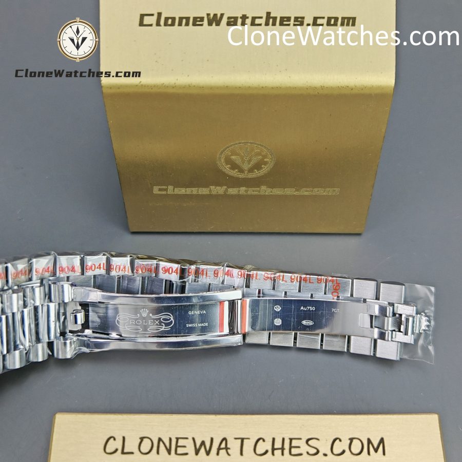 Rolex Super Clone Watches 1:1 Day Date Black Diamond Dial 40mm m228236-0004 3255 Movement - Image 11