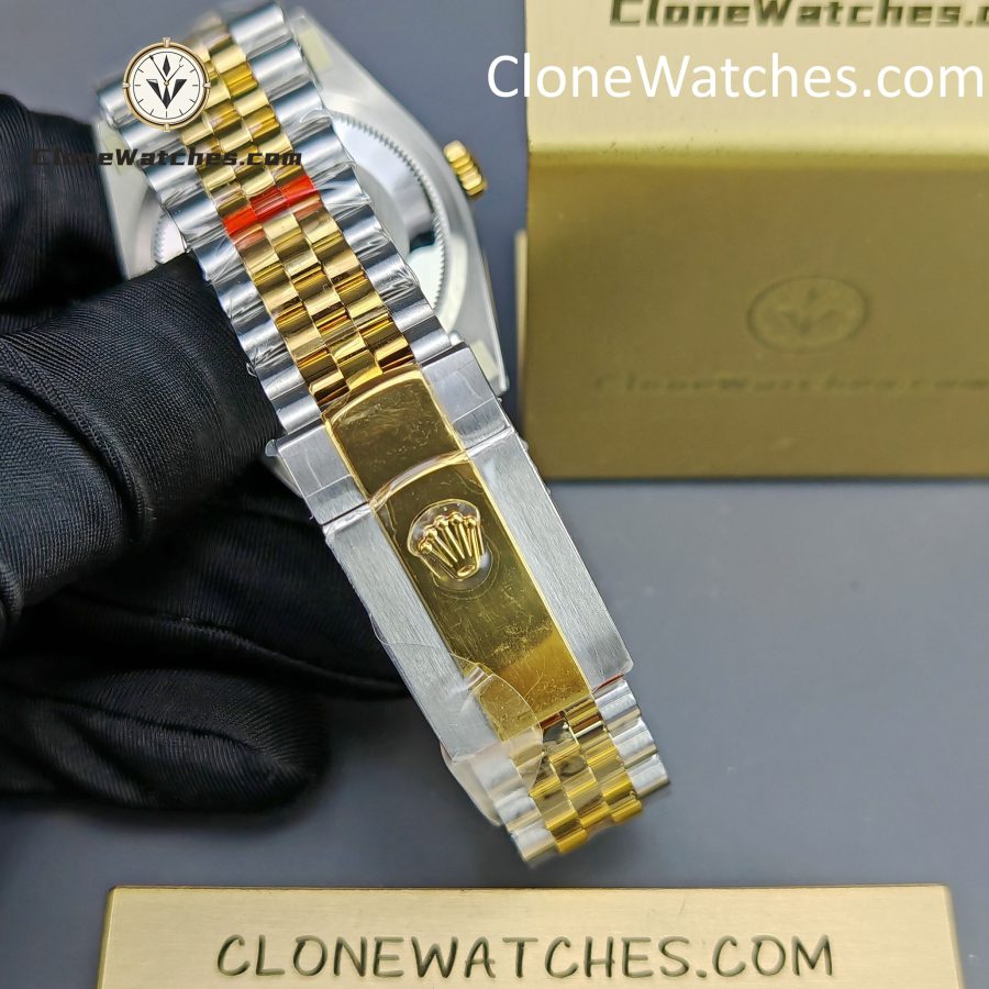 Rolex Super Clone Watches 1:1 DateJust Gold Dial m126233-0015 Jubilee 36MM 3235 Movement - Image 15