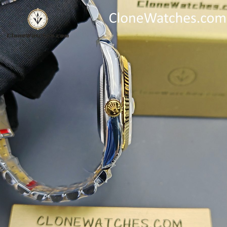 Rolex Super Clone Watches 1:1 DateJust Gold Dial m126233-0015 Jubilee 36MM 3235 Movement - Image 9