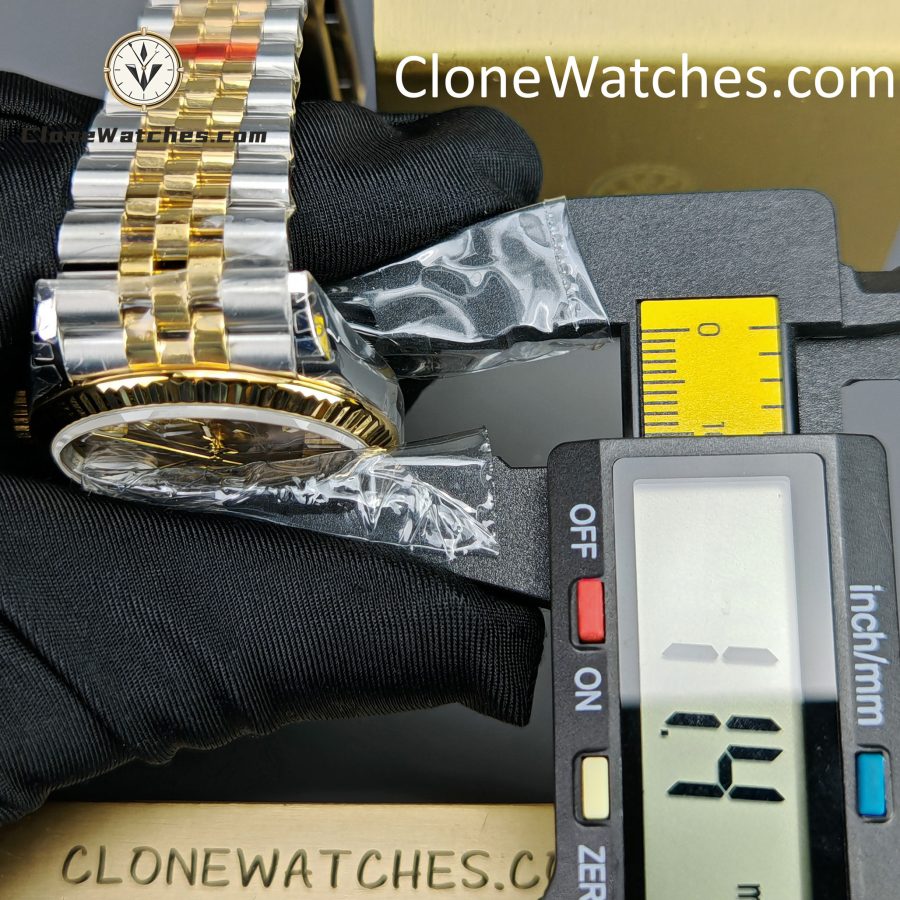 Rolex Super Clone Watches 1:1 DateJust Gold Dial m126233-0015 Jubilee 36MM 3235 Movement - Image 16