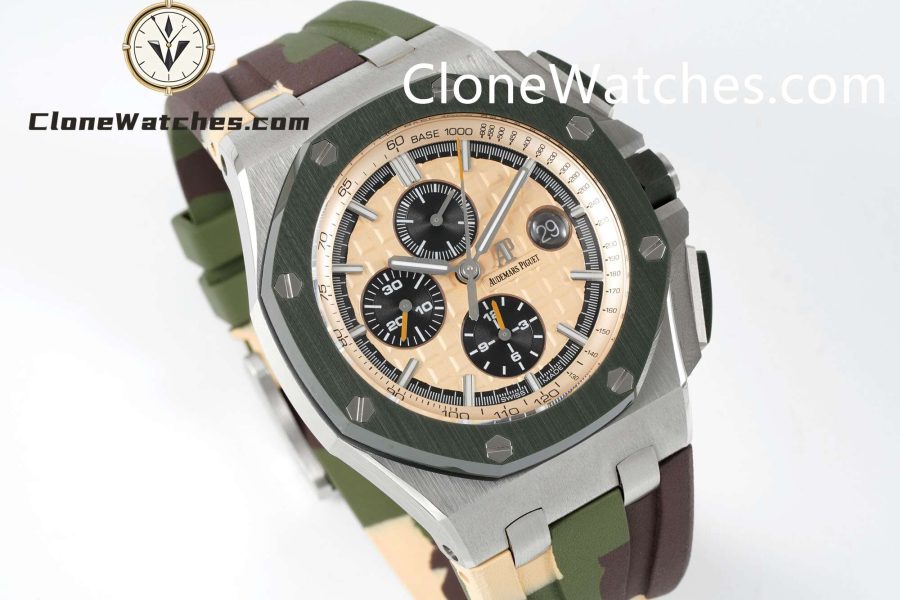 Audemars Piguet Super Clone Watches 1:1 Royal Oak Offshore Chronograph Champagne Dial 26400SO 44MM - Image 3