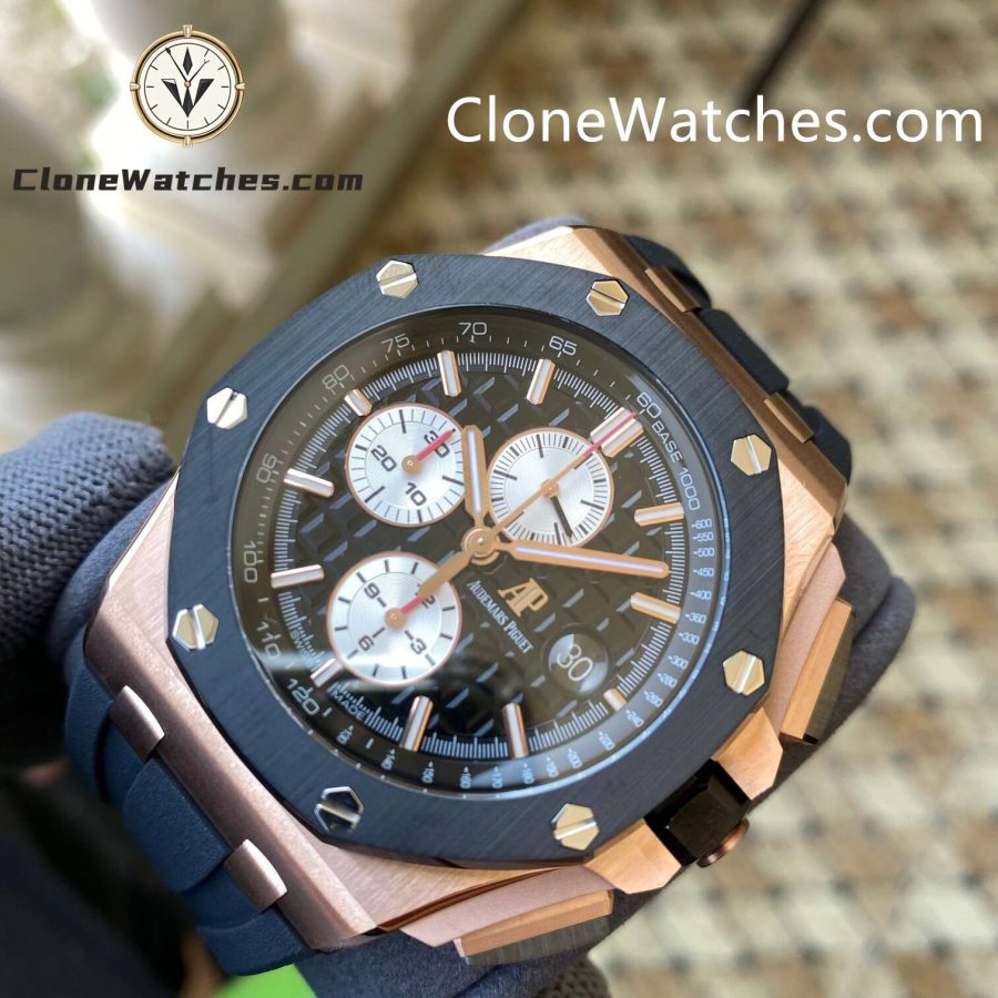 Audemars Piguet Super Clone Watches 1:1 Royal Oak Offshore Chronograph Rose Gold 26400RO 44MM - Image 2