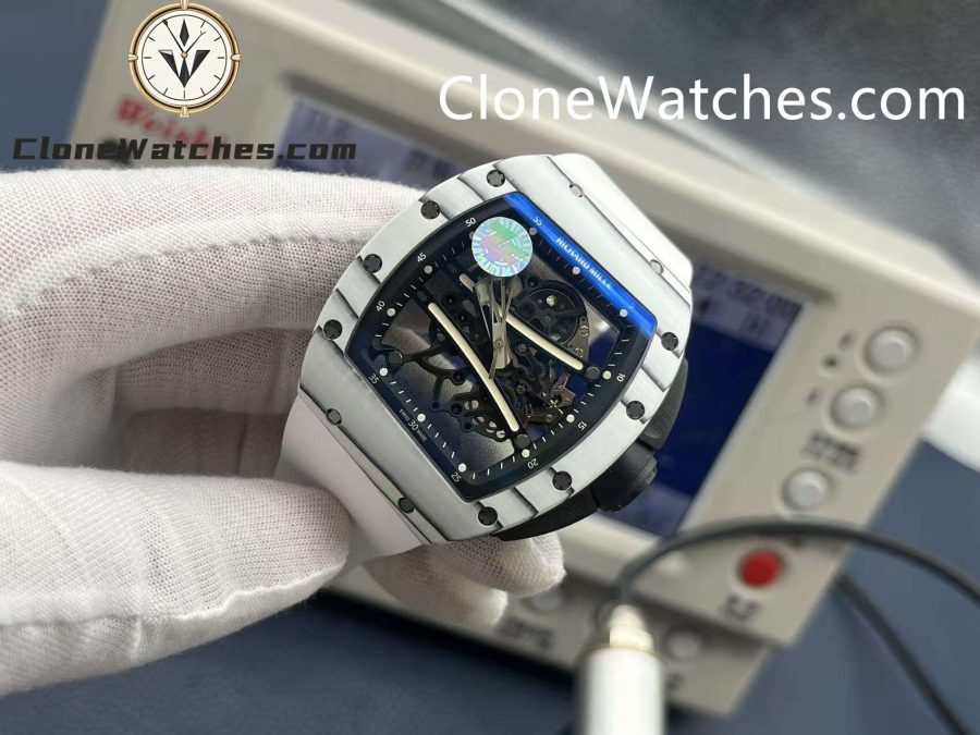 Richard Mille Super Clone Watches 1:1 RM 61-01 ULTIMATE EDITION Tourbillon White Strap - Image 3