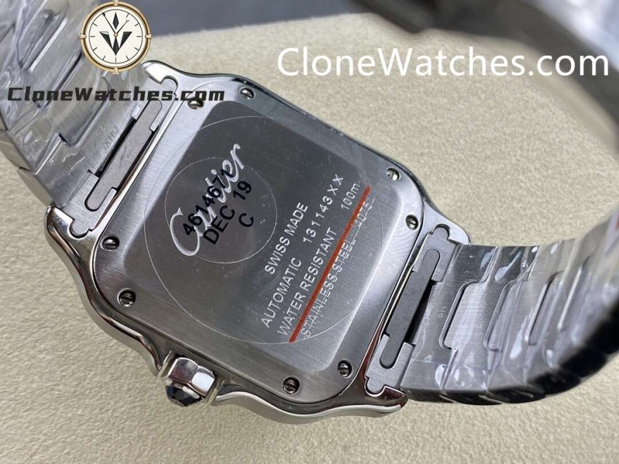 Cartier Super Clone Watches 1:1 Santos Series Green Dial 35.1MM WSSA0061 - Image 8