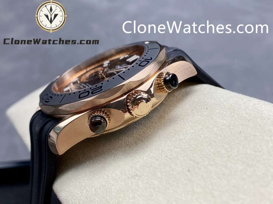 OMEGA Super Clone Watches 1:1 Seamaster Diver 300M Rose Gold 210.62.44.51.01.001 44MM - Image 6