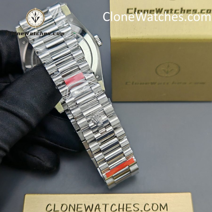 Rolex Super Clone Watches 1:1 Day Date Black Dial 40mm m228239-0004 VSF Version 3255 Movement - Image 14