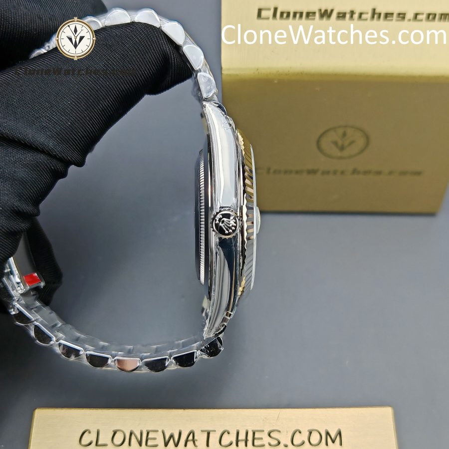 Rolex Super Clone Watches 1:1 Day Date Gray Dial 40mm m228239-0060 Presidential Bracelet VSF Version 3255 Movement - Image 9