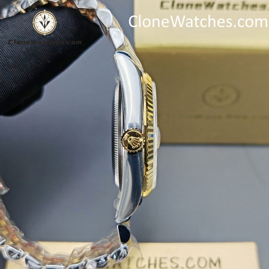 Rolex Super Clone Watches 1:1 DateJust Gold Diamond Dial m126233-0017 Jubilee 36MM 3235 Movement - Image 8