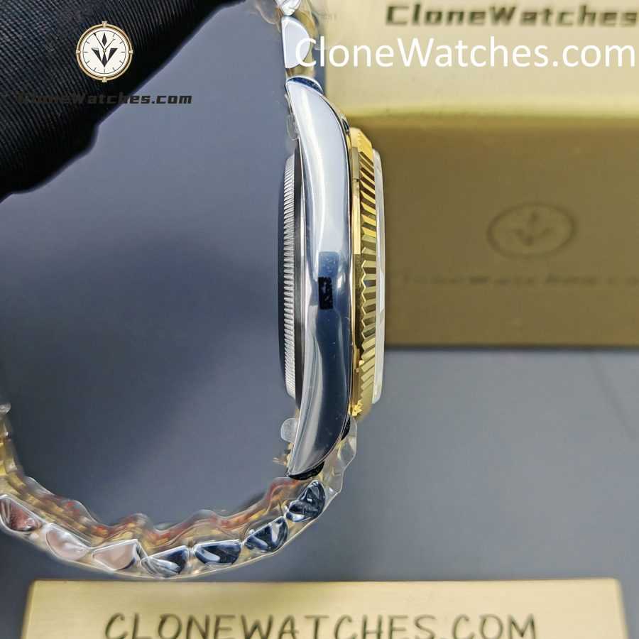 Rolex Super Clone Watches 1:1 DateJust Gold Diamond Dial m126233-0017 Jubilee 36MM 3235 Movement - Image 9