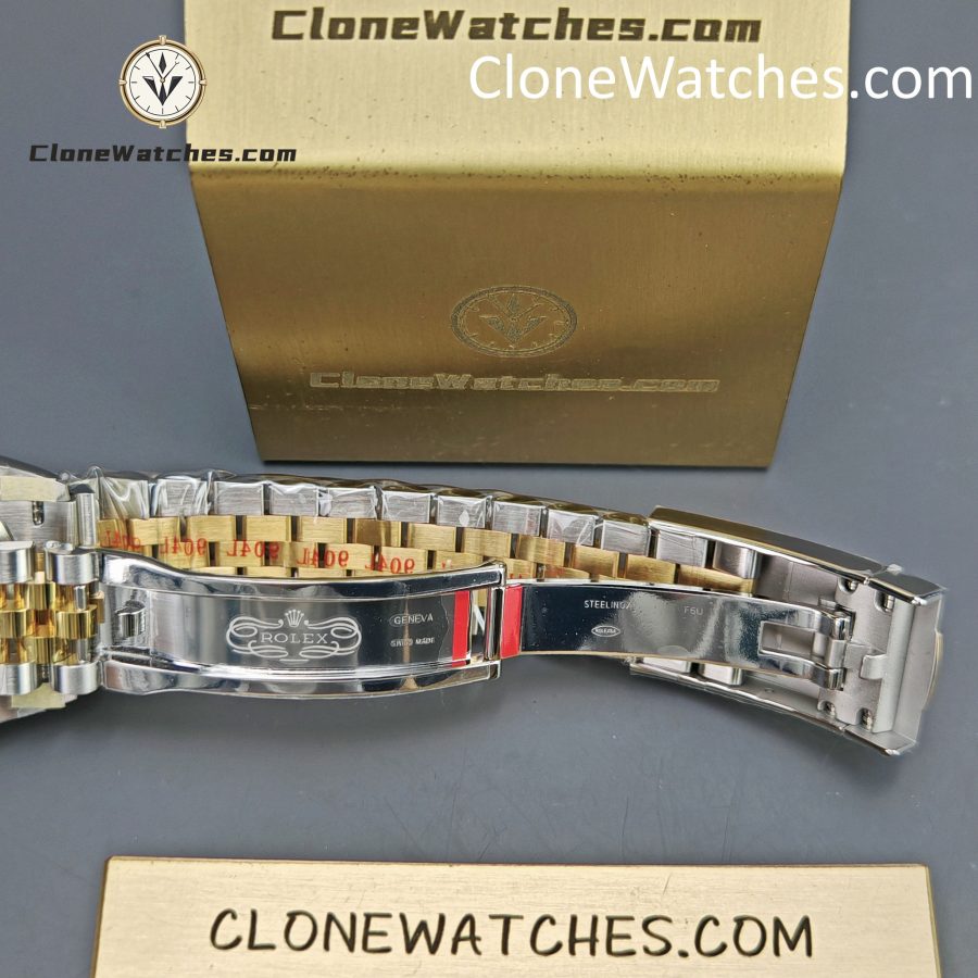 Rolex Super Clone Watches 1:1 DateJust Gold Diamond Dial m126233-0017 Jubilee 36MM 3235 Movement - Image 11