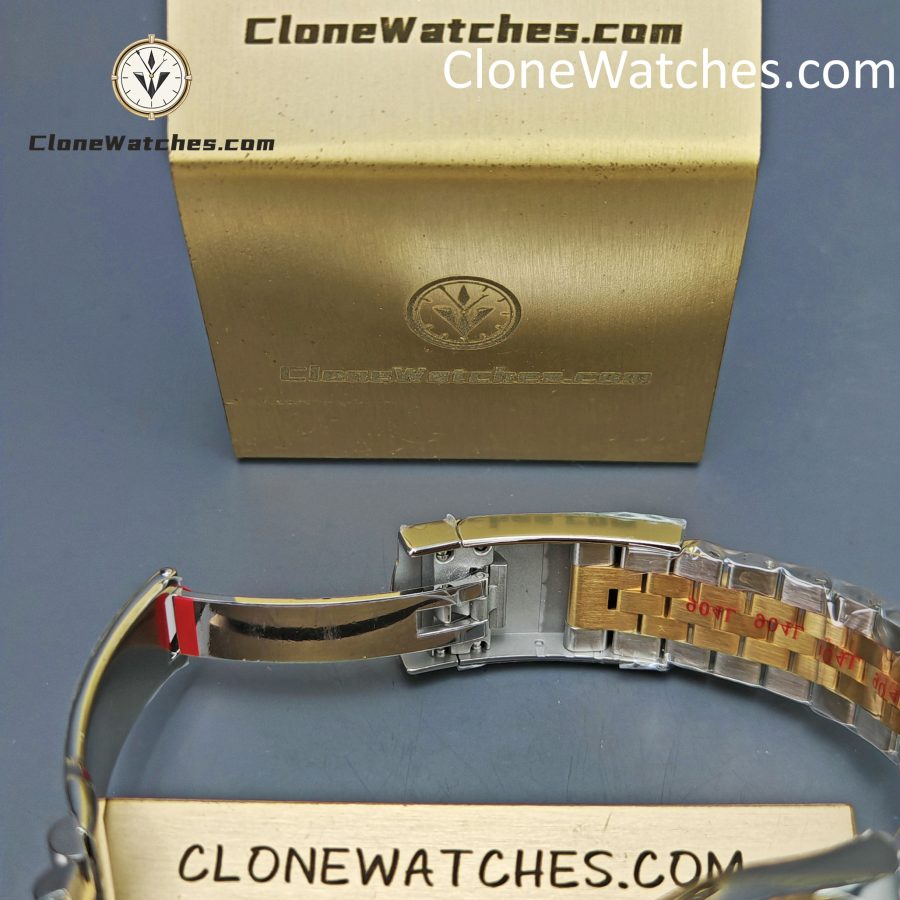 Rolex Super Clone Watches 1:1 DateJust Gold Diamond Dial m126233-0017 Jubilee 36MM 3235 Movement - Image 12