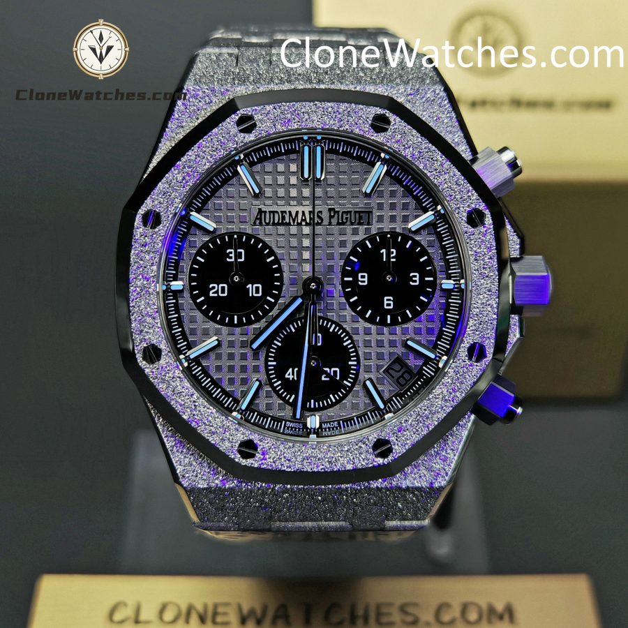 Audemars Piguet Super Clone Watches 1:1 Royal Oak Grey & Black Dial 26240BC Selfwinding Chronograph - Image 2