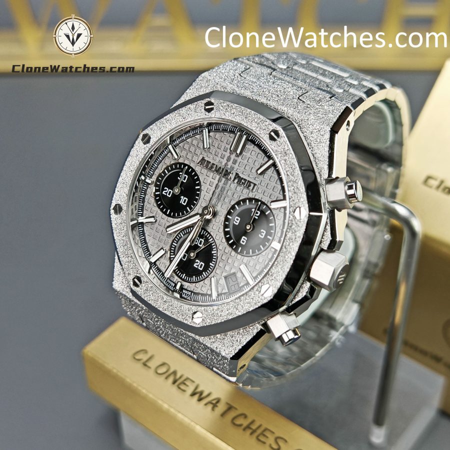 Audemars Piguet Super Clone Watches 1:1 Royal Oak Grey & Black Dial 26240BC Selfwinding Chronograph - Image 3