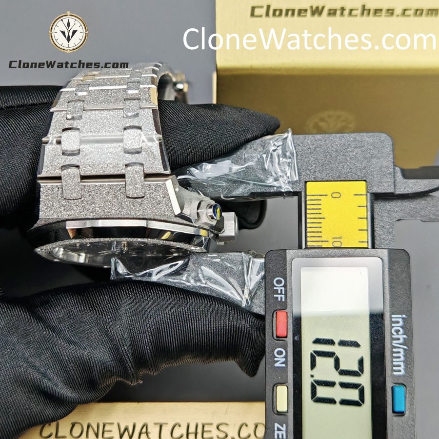 Audemars Piguet Super Clone Watches 1:1 Royal Oak Grey & Black Dial 26240BC Selfwinding Chronograph - Image 15