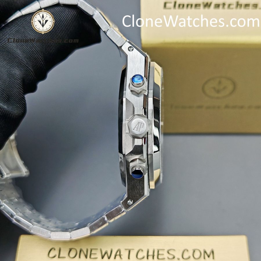 Audemars Piguet Super Clone Watches 1:1 Royal Oak Black & Silver Dial 26239BC Selfwinding Chronograph - Image 8